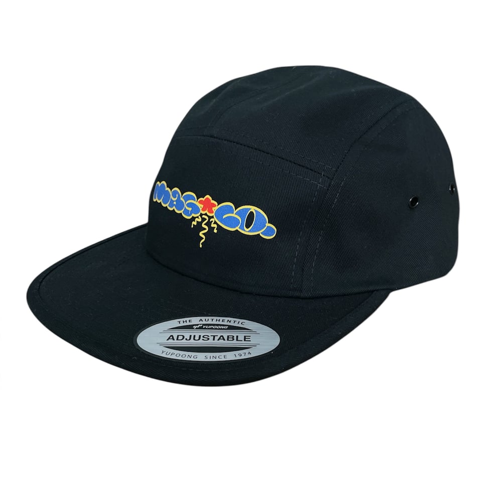 MÁGICO - "Clouds" 5panel hat (Black)