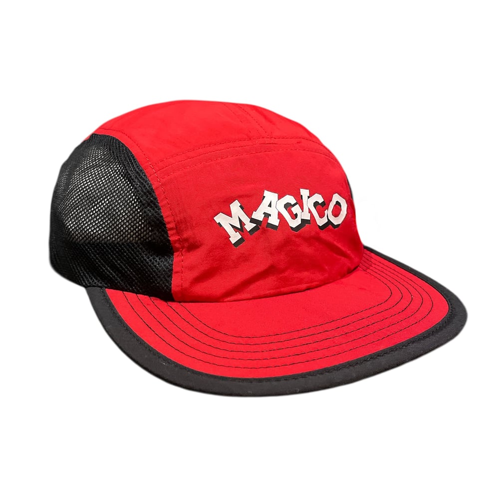 MÁGICO - "Brick by Brick" 5 panel soft cap (Red)