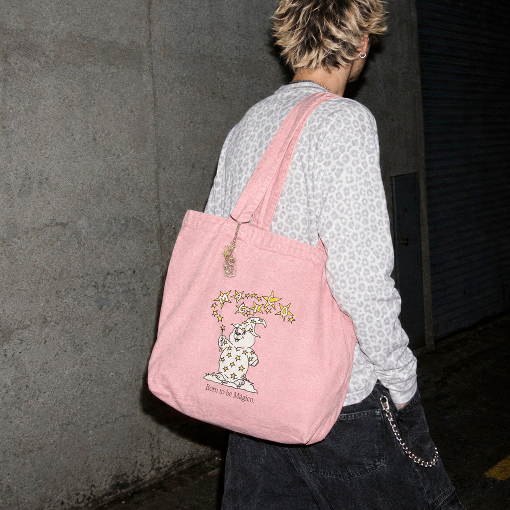 MÁGICO - "Born to Be" Shopper Bag (Washed Pink)