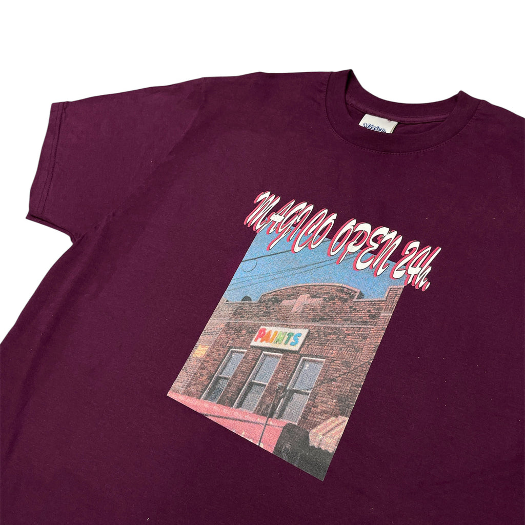 MÁGICO - "Paints Shop" T-shirt (Burgundy)