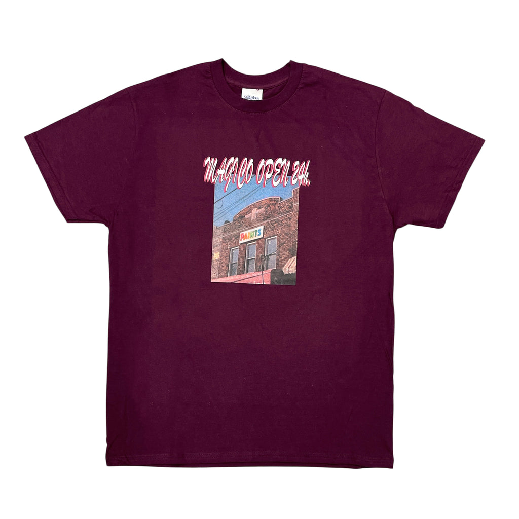 MÁGICO - "Paints Shop" T-shirt (Burgundy)