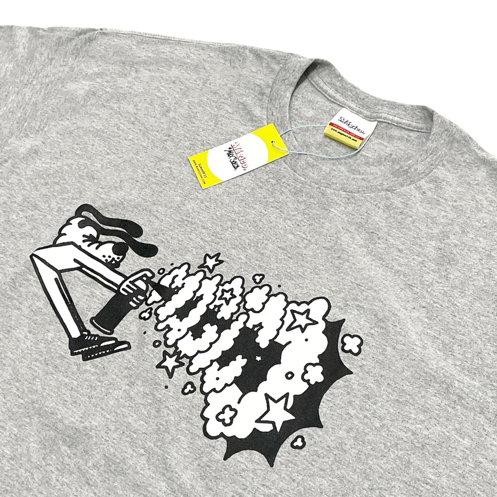 MÁGICO X Max Solca - "Spray" tee (Sport grey)