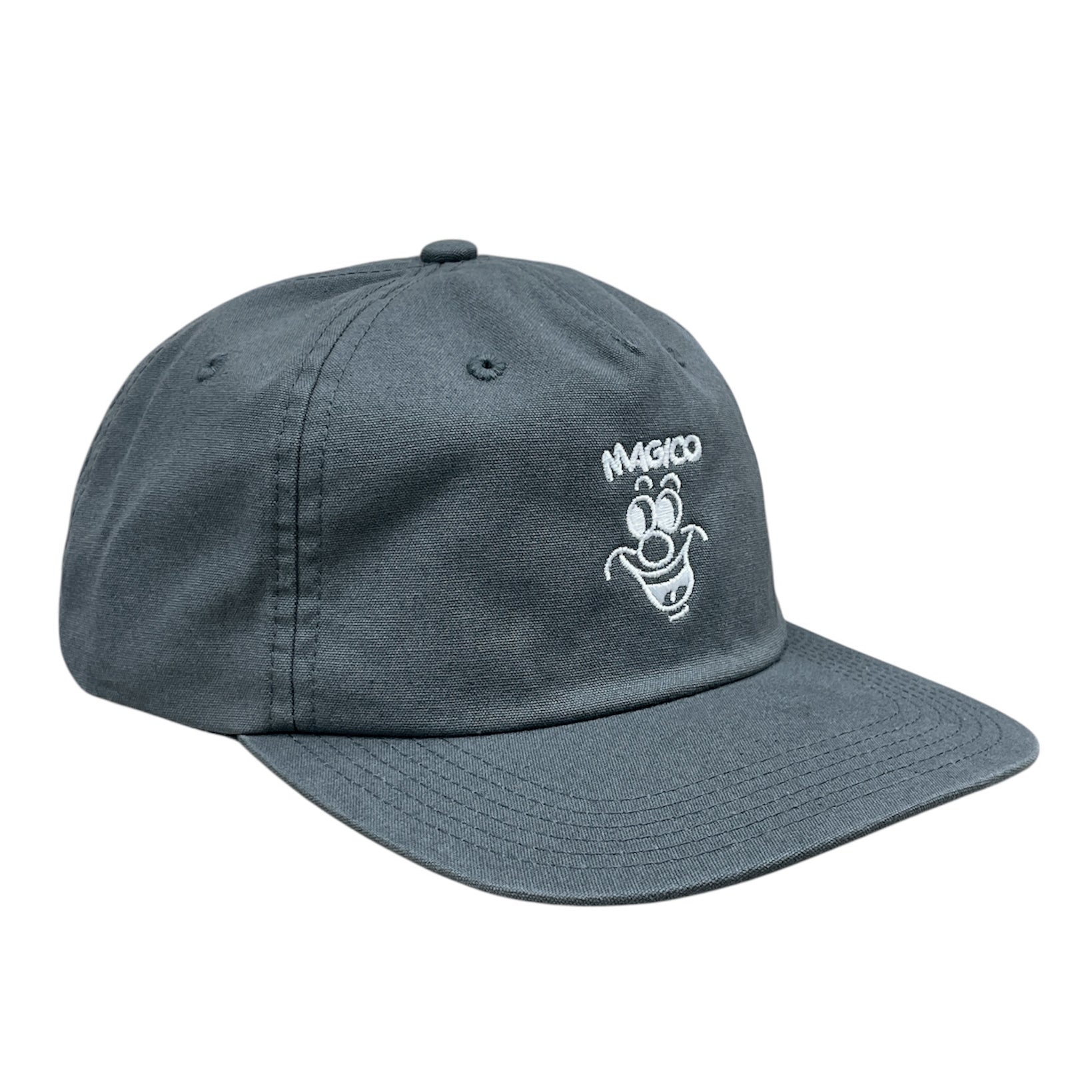 MÁGICO - "Smiles Delivered" Snapback (Gray/White)