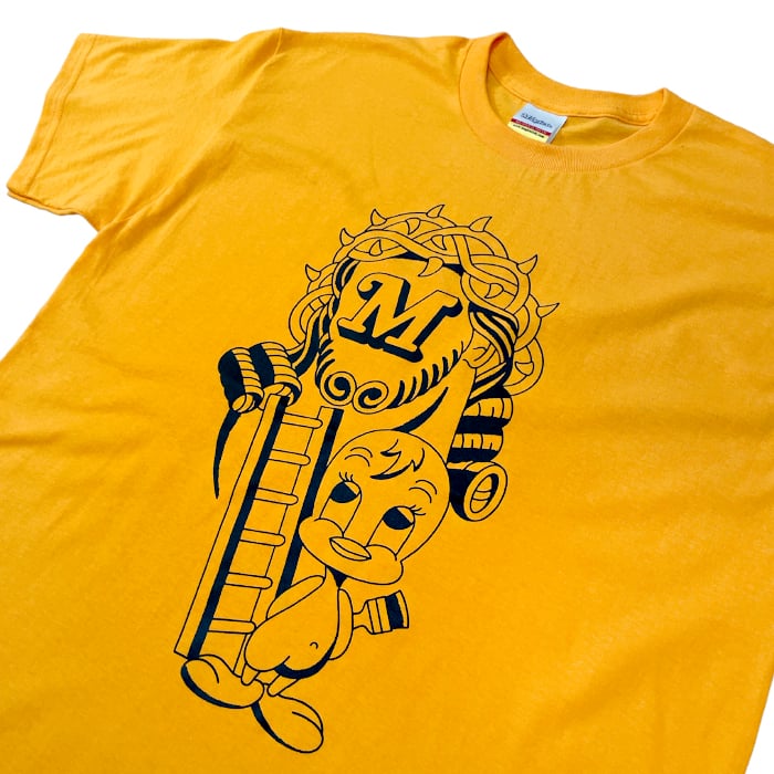 MÁGICO x Cooly Tattoo - "Tweety" t-shirt (Gold)
