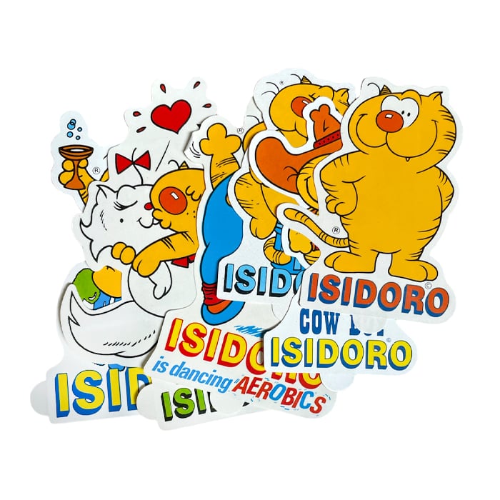 Vintage 90's Heathcliff (Isidoro in Spain) Sticker pack