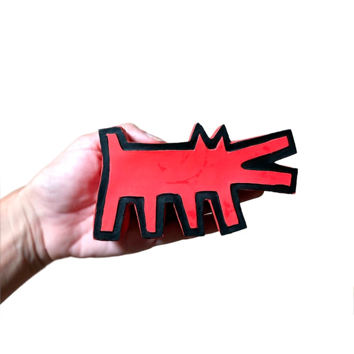 Vintage 1993 Keith Haring - Rubber toy