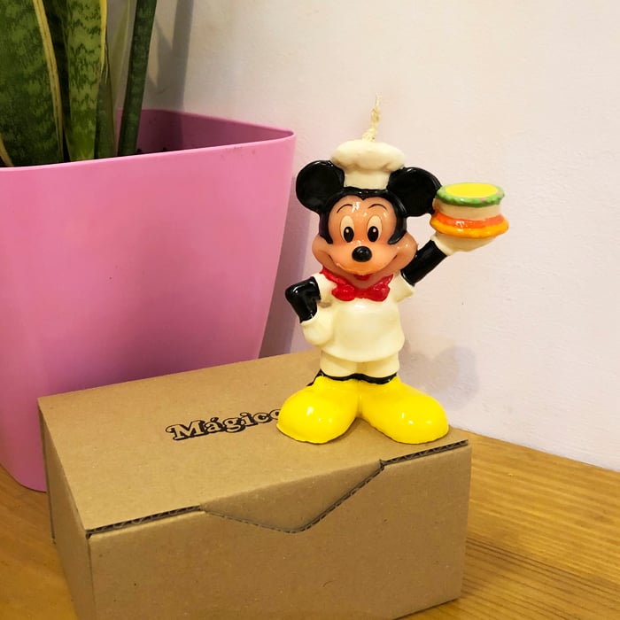 Vintage 80's Mickey - Big candle