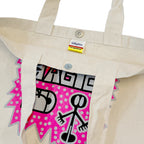 MÁGICO X Zombra - Shopping bag (Natural/Silver/Neon Pink)