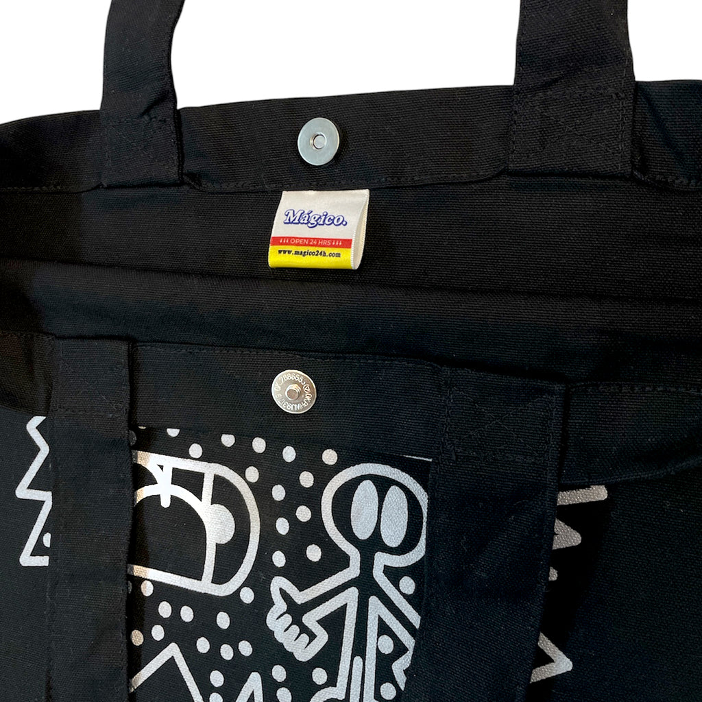 MÁGICO X Zombra - Shopping bag (Black/Silver)