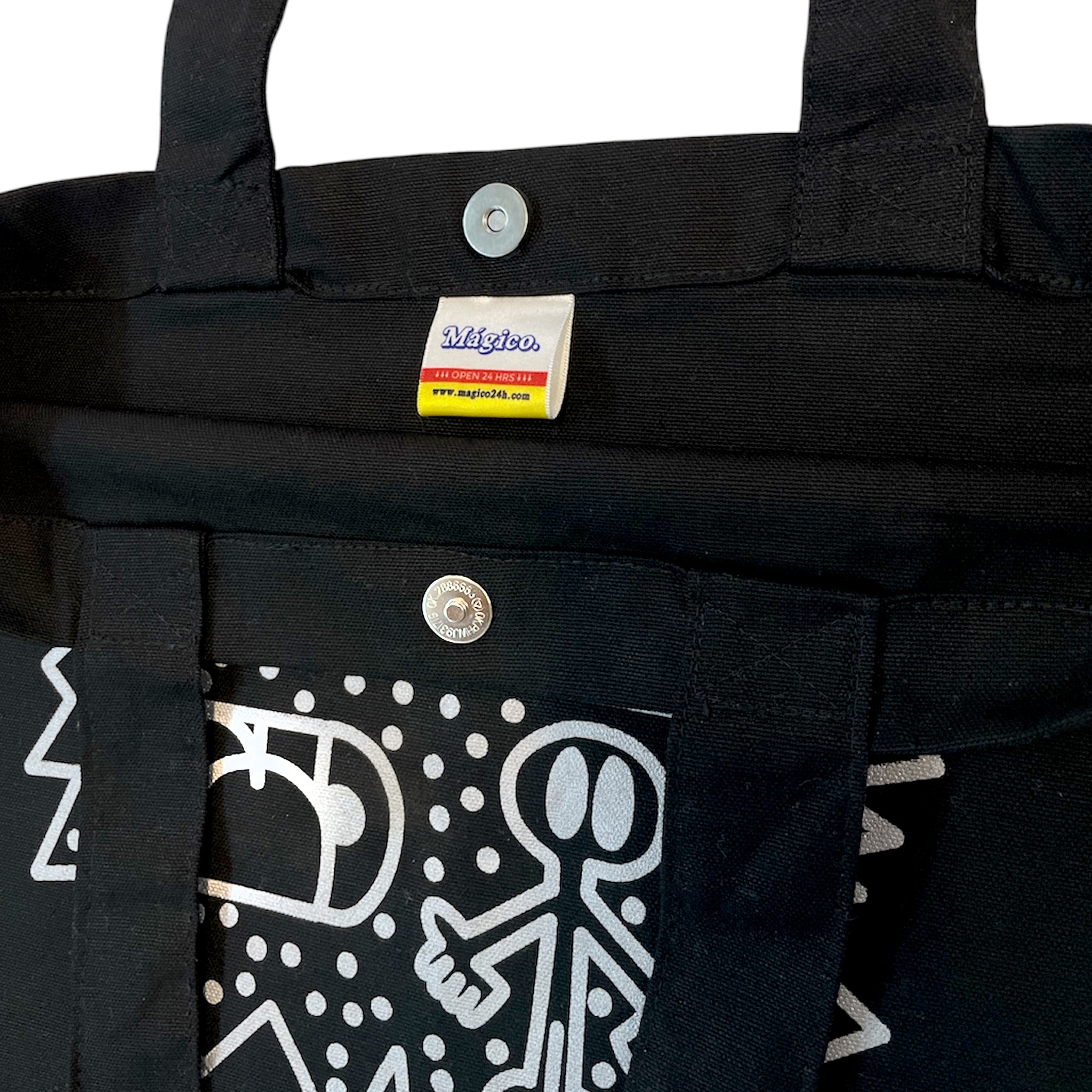 MÁGICO X Zombra - Shopping bag (Black/Silver)