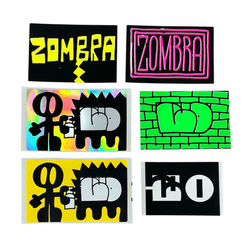 Zombra - Eggshell Sticker pack