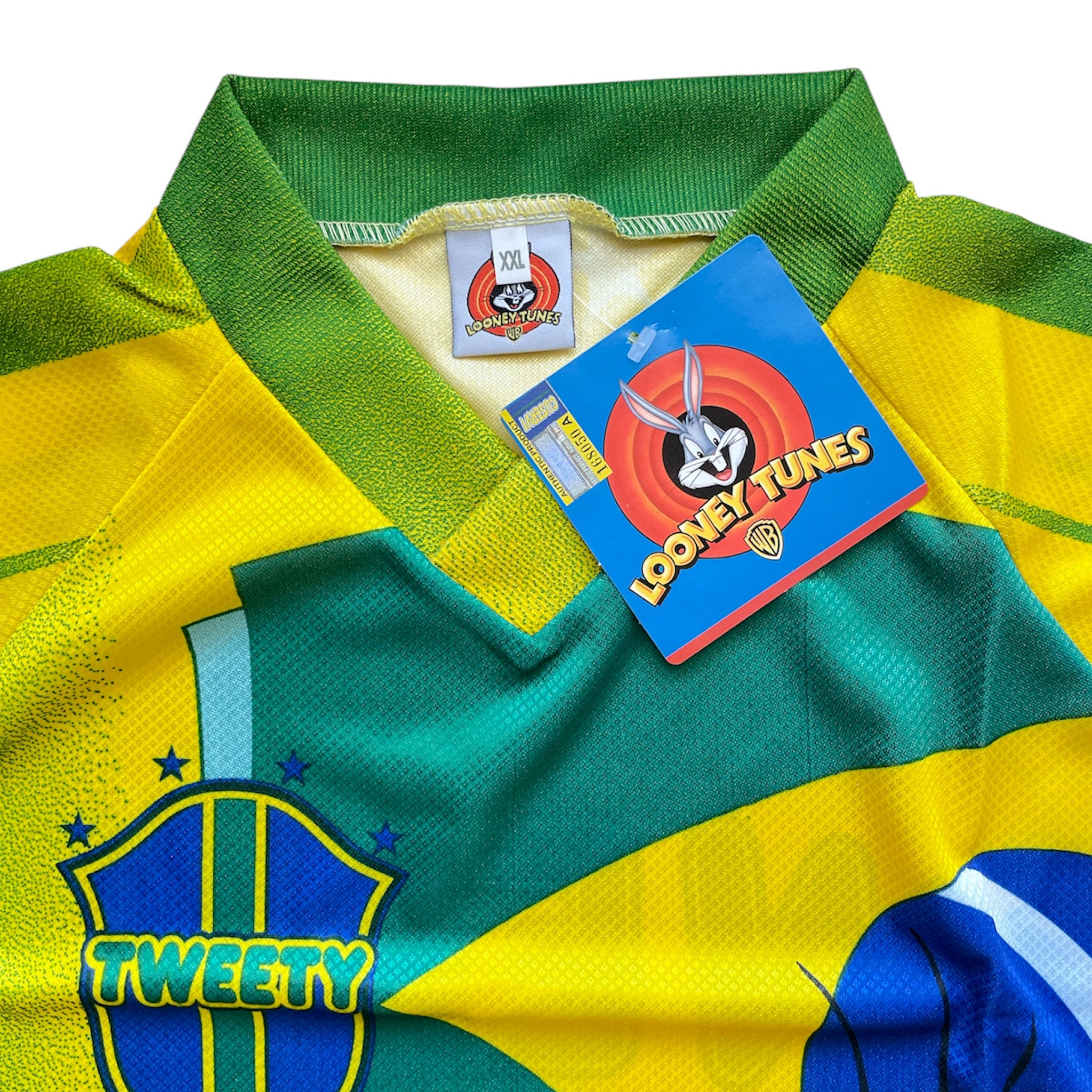 Vintage 2000 Tweety x Brazil Football shirt