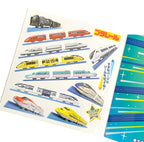 Japan plarail trains - Sticker Book