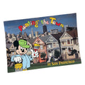 Vintage Mickey "Painting the town" USA postcard