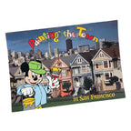 Vintage Mickey "Painting the town" USA postcard