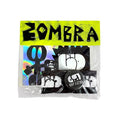 Zombra - wristband, pin-back button & sticker