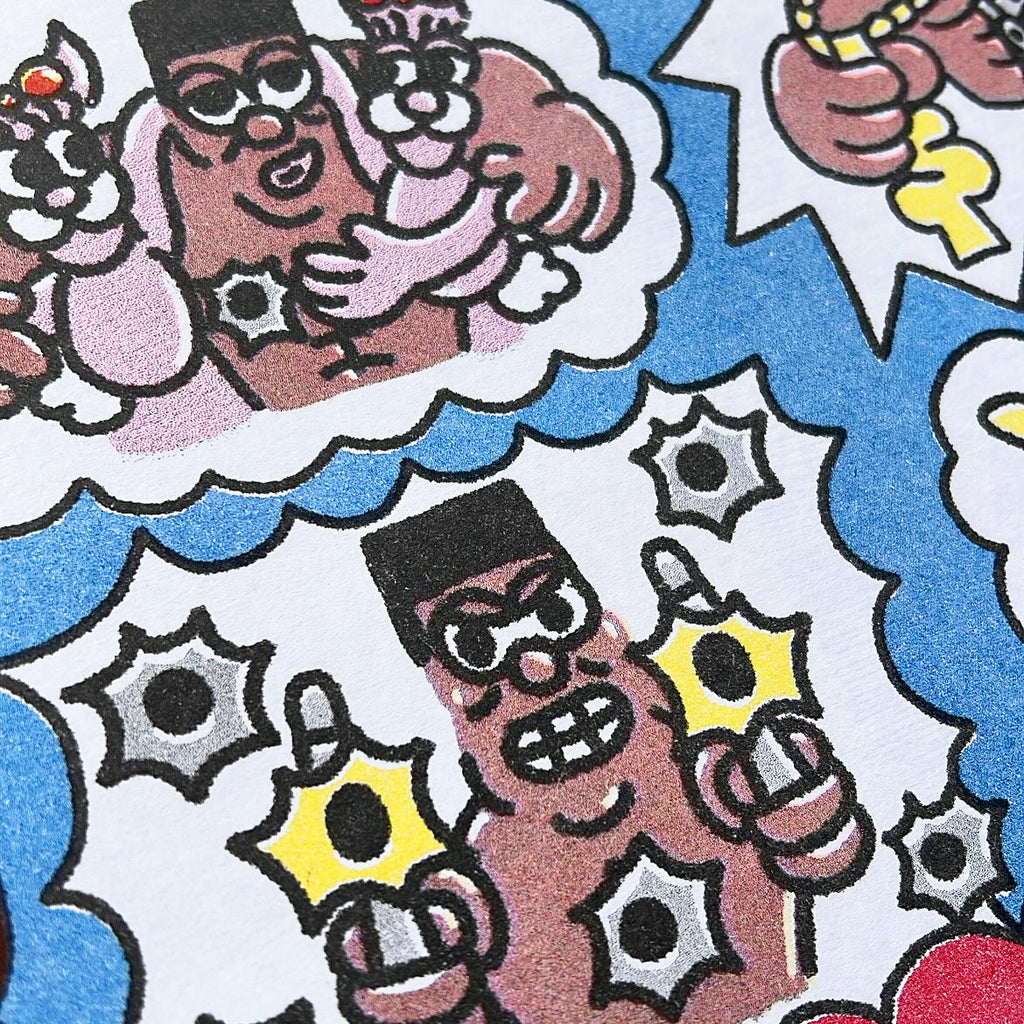 Pablo Vidafacil - "Elegangster dreams" Risography