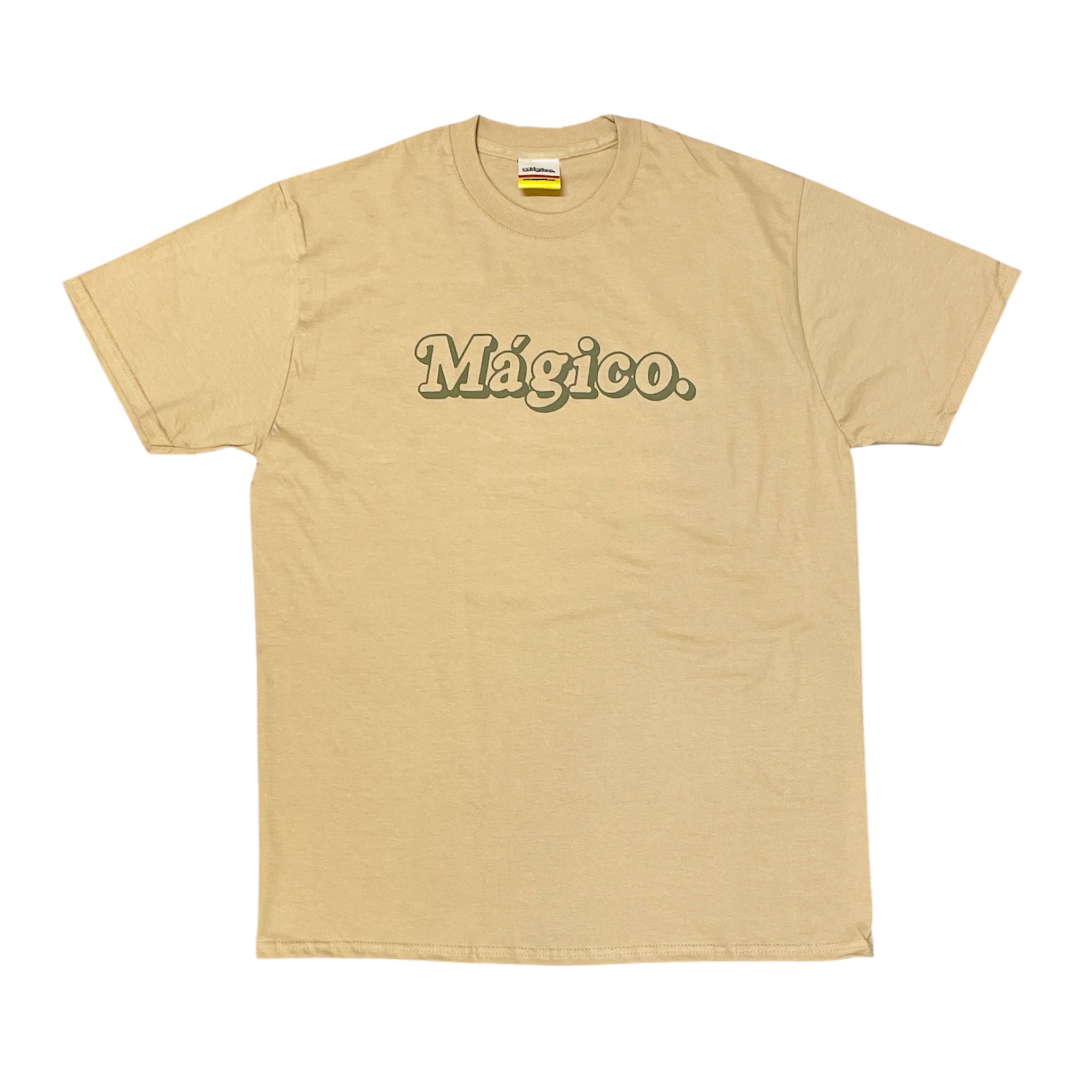 MÁGICO - Logo tee (Sand/Olive)