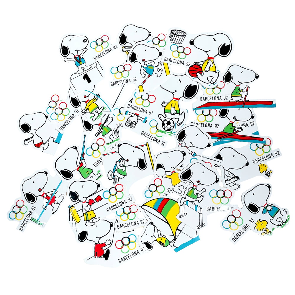 Vintage 1992 "Snoopy" Barcelona Olympic games - Sticker pack