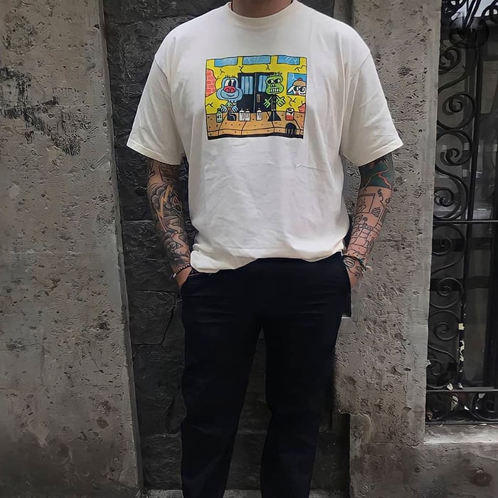 Tim Comix - "On the streets" Tee (Beige)