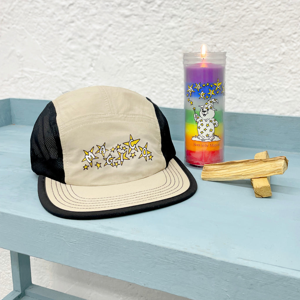 MÁGICO - "Born to Be" 5 panel Soft cap (Sand)