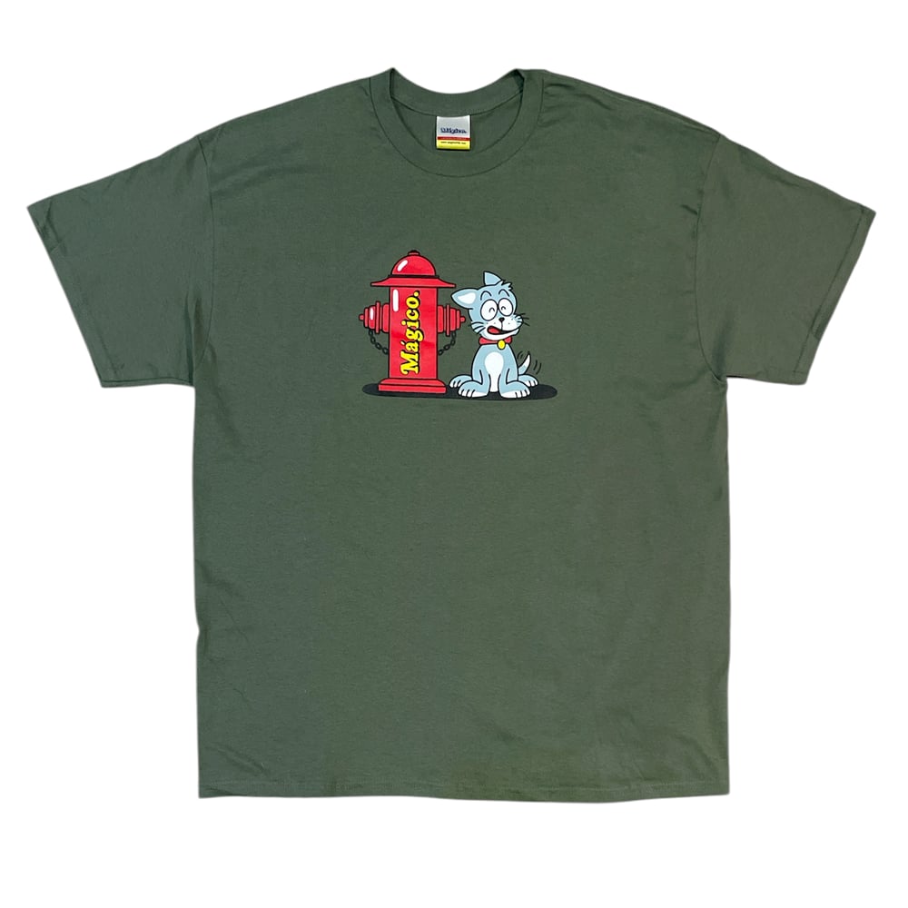 MÁGICO - "Fire Plug" Tee (Military Green)