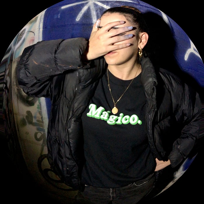 MÁGICO - Logo tee (Black/Green/White)