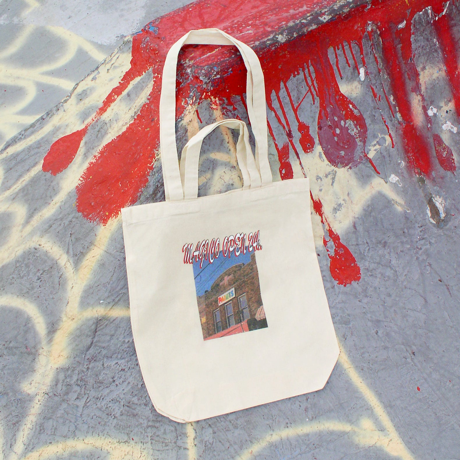 MÁGICO - "Paints Shop" Double Handle totebag