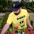 MÁGICO - "Smiles Delivered" T-shirt (Yellow)