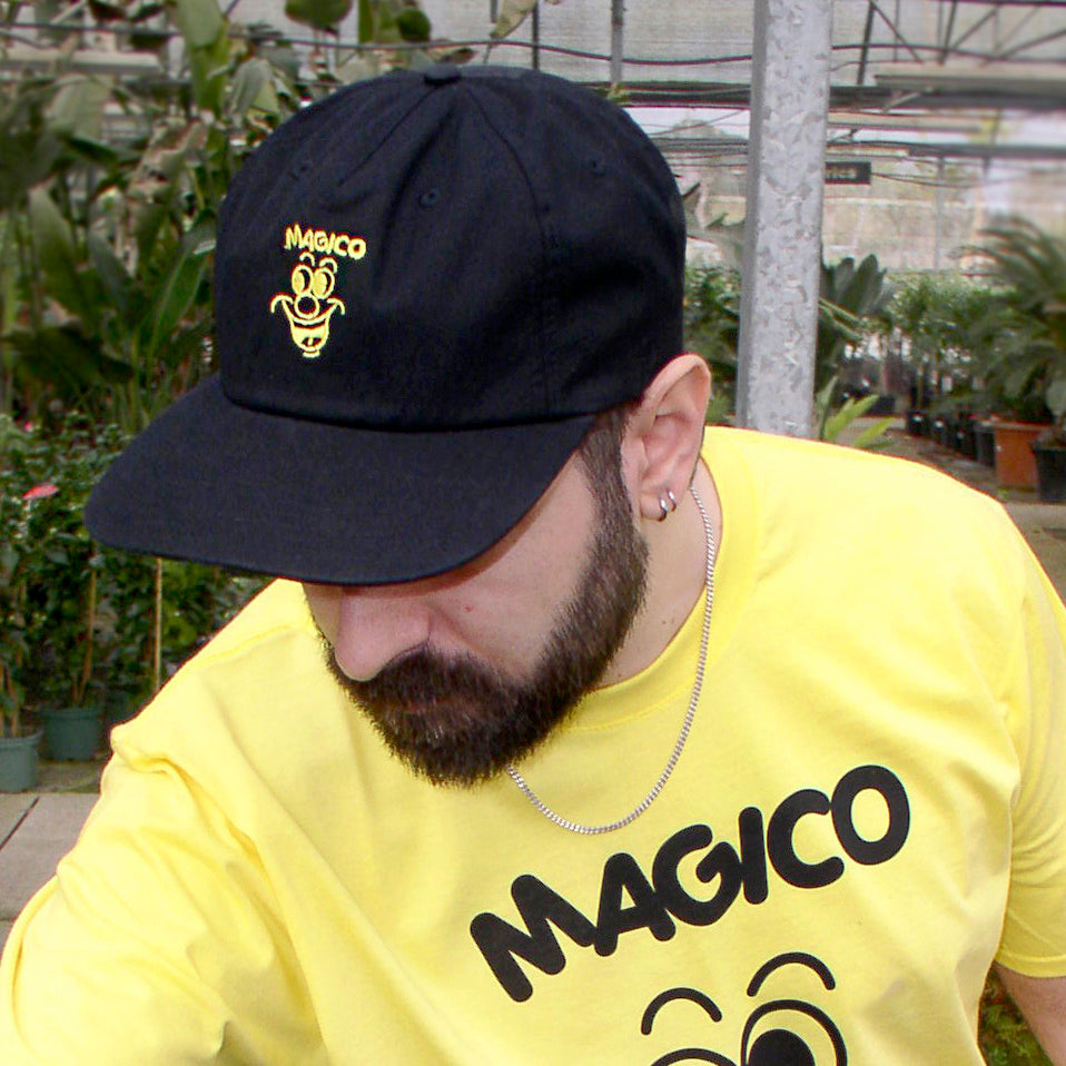 MÁGICO - "Smiles Delivered" Snapback (Black/Yellow)