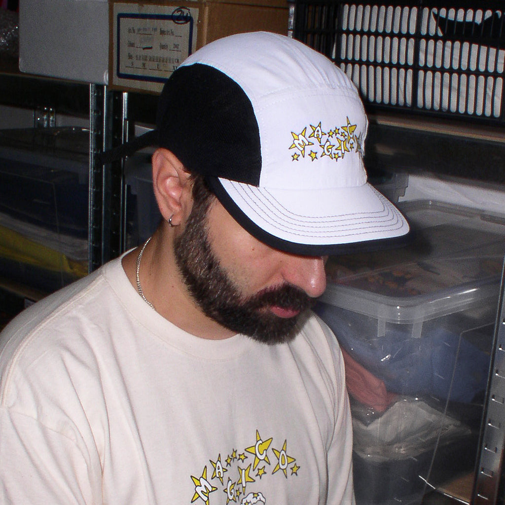 MÁGICO - "Born to Be" 5 panel Soft cap (White)